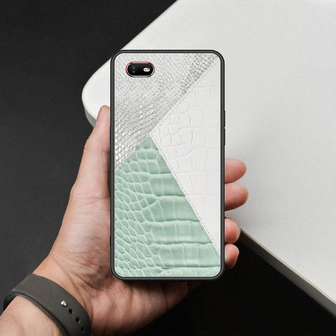 Oppo A1k Cover - Printed Skins Series - HQ Ultra Shine Premium Infinity Glass Soft Silicon Borders Case