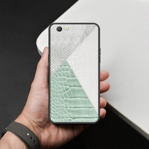 Oppo A57 Cover - Printed Skins Series - HQ Ultra Shine Premium Infinity Glass Soft Silicon Borders Case