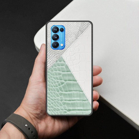 Oppo Reno 5 Pro 5G Cover - Printed Skins Series - HQ Ultra Shine Premium Infinity Glass Soft Silicon Borders Case