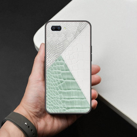 Realme C1 Cover - Printed Skins Series - HQ Ultra Shine Premium Infinity Glass Soft Silicon Borders Case