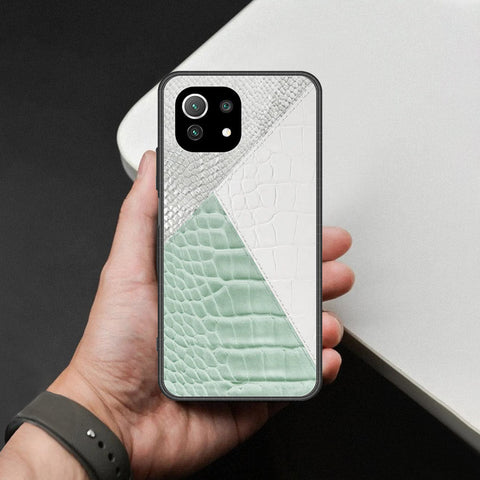 Xiaomi Mi 11 Lite Cover - Printed Skins Series - HQ Ultra Shine Premium Infinity Glass Soft Silicon Borders Case