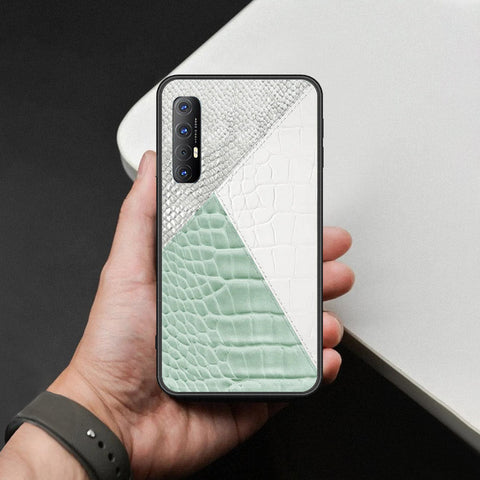 Oppo Reno 3 Pro Cover - Printed Skins Series - HQ Ultra Shine Premium Infinity Glass Soft Silicon Borders Case
