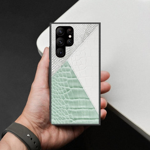 Samsung Galaxy S23 Ultra 5G Cover - Printed Skins Series - HQ Ultra Shine Premium Infinity Glass Soft Silicon Borders Case