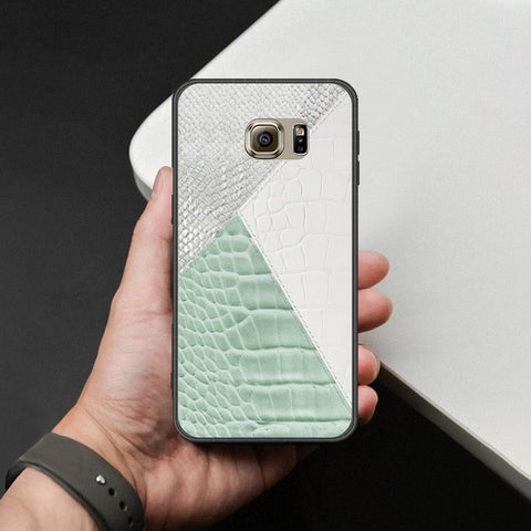 Samsung Galaxy S6 Cover - Printed Skins Series - HQ Ultra Shine Premium Infinity Glass Soft Silicon Borders Case