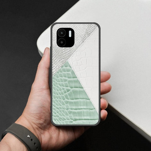Xiaomi Redmi A1 Cover - Printed Skins Series - HQ Ultra Shine Premium Infinity Glass Soft Silicon Borders Case