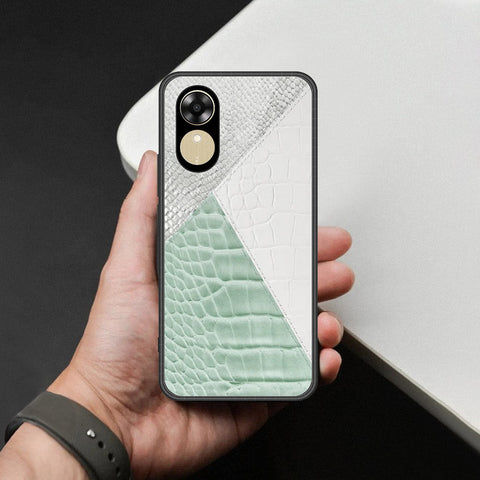 Oppo A17k Cover - Printed Skins Series - HQ Ultra Shine Premium Infinity Glass Soft Silicon Borders Case