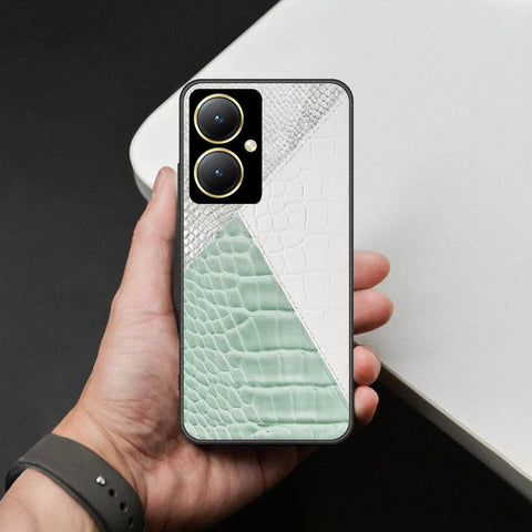Vivo Y35m Plus Cover - Printed Skins Series - HQ Ultra Shine Premium Infinity Glass Soft Silicon Borders Case