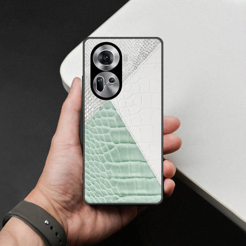 Oppo Reno 11 5G Cover - Printed Skins Series - HQ Ultra Shine Premium Infinity Glass Soft Silicon Borders Case