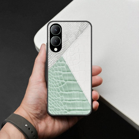 Vivo Y17s Cover - Printed Skins Series - HQ Ultra Shine Premium Infinity Glass Soft Silicon Borders Case