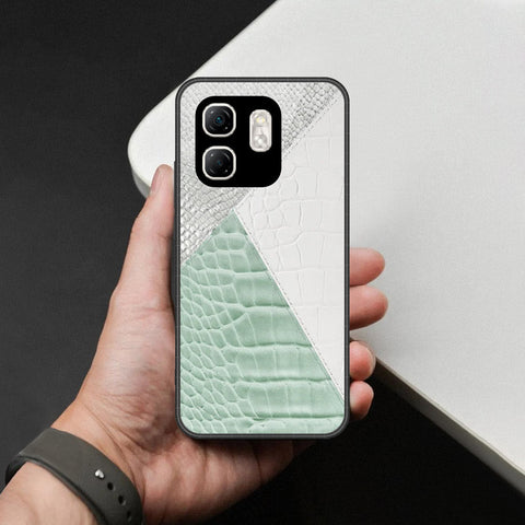 Infinix Hot 50i Cover - Printed Skins Series - HQ Ultra Shine Premium Infinity Glass Soft Silicon Borders Case