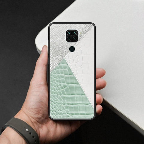 Xiaomi Redmi Note 9 Cover - Printed Skins Series - HQ Ultra Shine Premium Infinity Glass Soft Silicon Borders Case