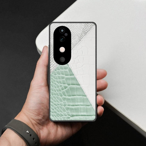 Vivo V40 Cover - Printed Skins Series - HQ Ultra Shine Premium Infinity Glass Soft Silicon Borders Case