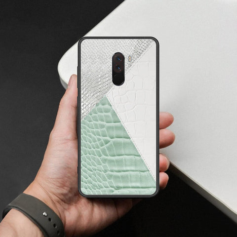 Xiaomi Pocophone F1 Cover - Printed Skins Series - HQ Ultra Shine Premium Infinity Glass Soft Silicon Borders Case