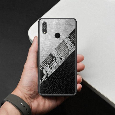 Huawei Honor 8X Cover - Printed Skins Series - HQ Ultra Shine Premium Infinity Glass Soft Silicon Borders Case