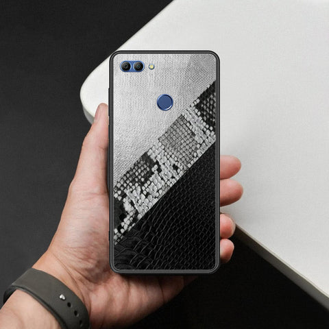Huawei Enjoy 8 Plus Cover - Printed Skins Series - HQ Ultra Shine Premium Infinity Glass Soft Silicon Borders Case