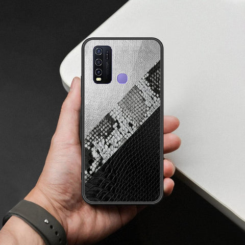 Vivo Y50 Cover - Printed Skins Series - HQ Ultra Shine Premium Infinity Glass Soft Silicon Borders Case