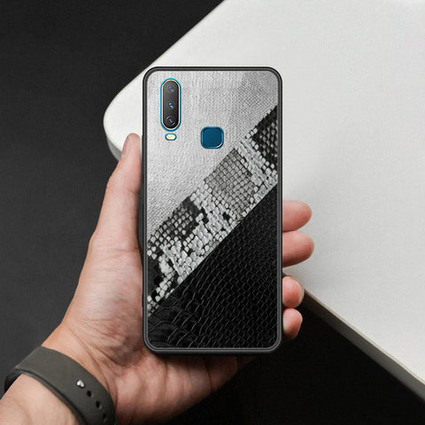 Vivo Y12 Cover - Printed Skins Series - HQ Ultra Shine Premium Infinity Glass Soft Silicon Borders Case