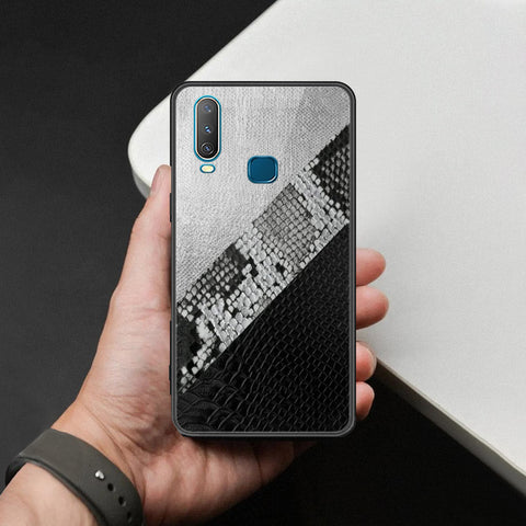 Vivo Y17 Cover - Printed Skins Series - HQ Ultra Shine Premium Infinity Glass Soft Silicon Borders Case