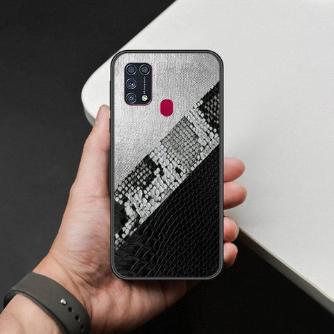 Samsung Galaxy F41 Cover - Printed Skins Series - HQ Ultra Shine Premium Infinity Glass Soft Silicon Borders Case
