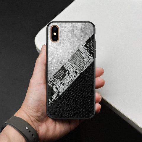 iPhone XS Max - Printed Skins Series - HQ Ultra Shine Premium Infinity Glass Soft Silicon Borders Case