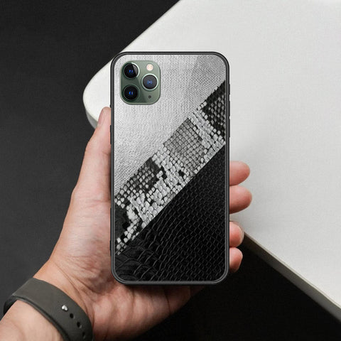 iPhone 11 Pro Max - Printed Skins Series - HQ Ultra Shine Premium Infinity Glass Soft Silicon Borders Case