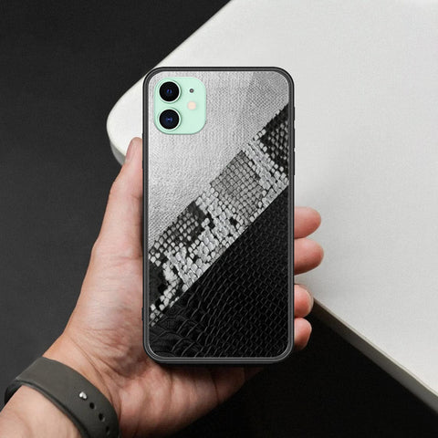iPhone 11 - Printed Skins Series - HQ Ultra Shine Premium Infinity Glass Soft Silicon Borders Case