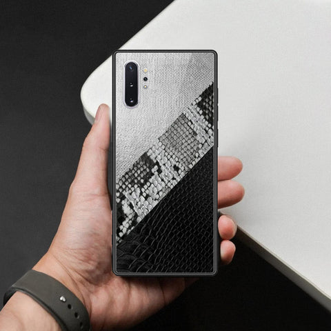 Samsung Galaxy Note 10 Plus Cover - Printed Skins Series - HQ Ultra Shine Premium Infinity Glass Soft Silicon Borders Case