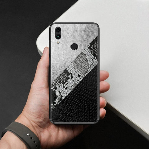 Huawei Honor 10 Lite Cover - Printed Skins Series - HQ Ultra Shine Premium Infinity Glass Soft Silicon Borders Case