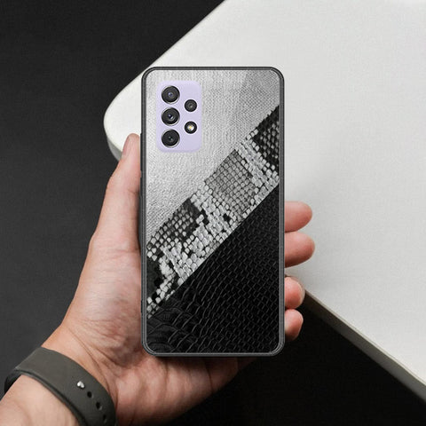 Samsung Galaxy A72 Cover - Printed Skins Series - HQ Ultra Shine Premium Infinity Glass Soft Silicon Borders Case