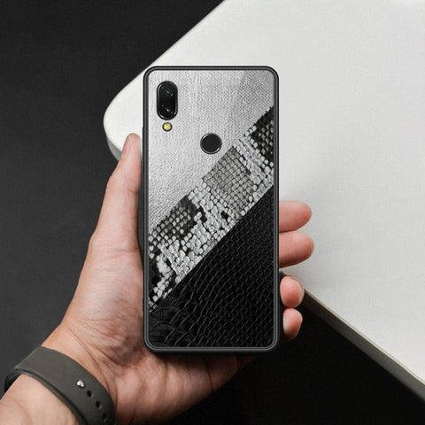 Xiaomi Redmi 7 Cover - Printed Skins Series - HQ Ultra Shine Premium Infinity Glass Soft Silicon Borders Case