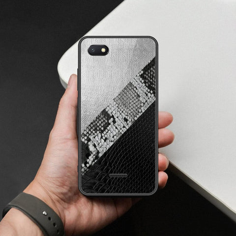 Xiaomi Redmi 6A Cover - Printed Skins Series - HQ Ultra Shine Premium Infinity Glass Soft Silicon Borders Case
