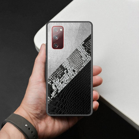 Samsung Galaxy S20 FE Cover - Printed Skins Series - HQ Ultra Shine Premium Infinity Glass Soft Silicon Borders Case