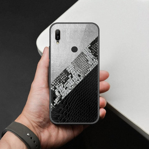 Huawei Y6 2019 / Y6 Prime 2019 Cover - Printed Skins Series - HQ Ultra Shine Premium Infinity Glass Soft Silicon Borders Case