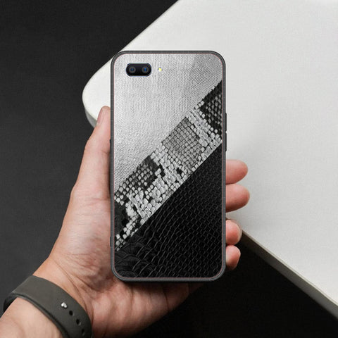 Realme C1 Cover - Printed Skins Series - HQ Ultra Shine Premium Infinity Glass Soft Silicon Borders Case