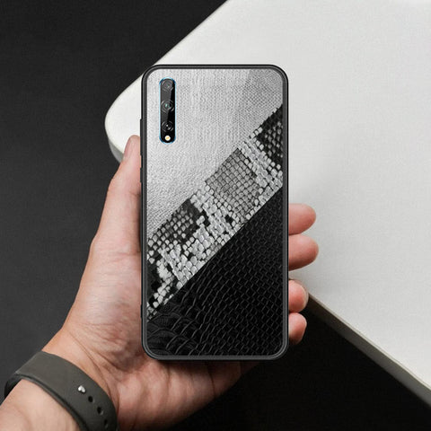 Huawei Y8p Cover - Printed Skins Series - HQ Ultra Shine Premium Infinity Glass Soft Silicon Borders Case