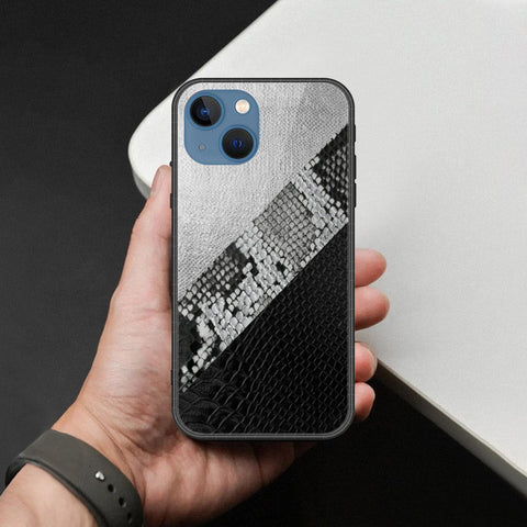 iPhone 13 Cover - Printed Skins Series - HQ Ultra Shine Premium Infinity Glass Soft Silicon Borders Case