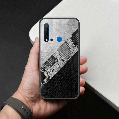 Huawei P20 Lite 2019 Cover - Printed Skins Series - HQ Ultra Shine Premium Infinity Glass Soft Silicon Borders Case
