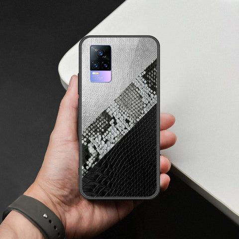 Vivo V21e Cover - Printed Skins Series - HQ Ultra Shine Premium Infinity Glass Soft Silicon Borders Case