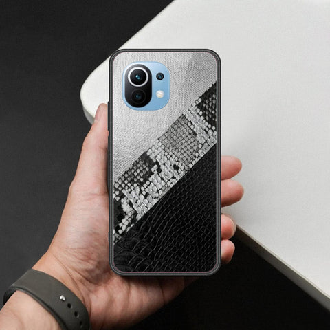 Xiaomi Mi 11 Cover - Printed Skins Series - HQ Ultra Shine Premium Infinity Glass Soft Silicon Borders Case
