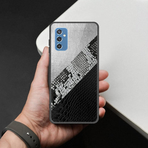 Samsung Galaxy M52 5G Cover - Printed Skins Series - HQ Ultra Shine Premium Infinity Glass Soft Silicon Borders Case
