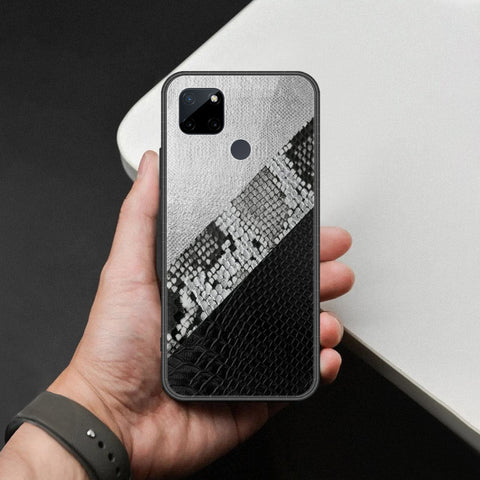 Realme C21Y Cover - Printed Skins Series - HQ Ultra Shine Premium Infinity Glass Soft Silicon Borders Case