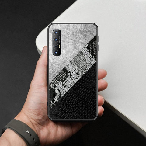 Oppo Reno 3 Pro Cover - Printed Skins Series - HQ Ultra Shine Premium Infinity Glass Soft Silicon Borders Case