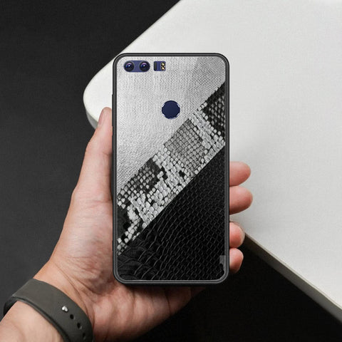 Huawei Honor 8 Cover - Printed Skins Series - HQ Ultra Shine Premium Infinity Glass Soft Silicon Borders Case