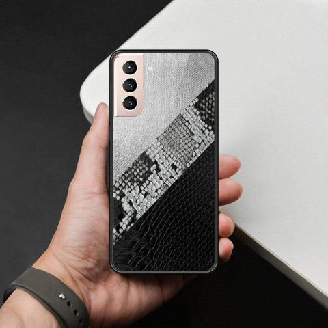 Samsung Galaxy S21 FE 5G Cover - Printed Skins Series - HQ Ultra Shine Premium Infinity Glass Soft Silicon Borders Case