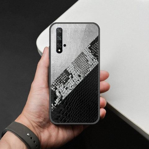 Honor 20 Cover - Printed Skins Series - HQ Ultra Shine Premium Infinity Glass Soft Silicon Borders Case