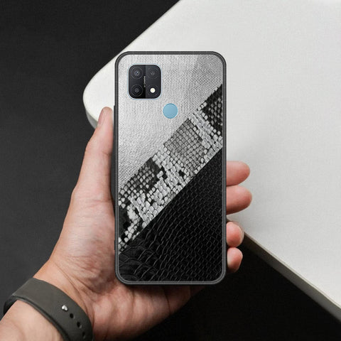 Oppo A35 Cover - Printed Skins Series - HQ Ultra Shine Premium Infinity Glass Soft Silicon Borders Case