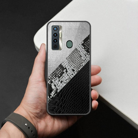 Tecno Camon 17 Cover - Printed Skins Series - HQ Ultra Shine Premium Infinity Glass Soft Silicon Borders Case