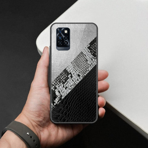 Infinix Note 10 Pro Cover - Printed Skins Series - HQ Ultra Shine Premium Infinity Glass Soft Silicon Borders Case