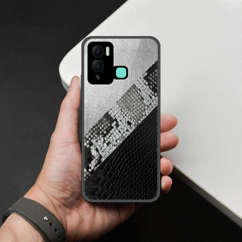 Infinix Hot 12 Play Cover - Printed Skins Series - HQ Ultra Shine Premium Infinity Glass Soft Silicon Borders Case