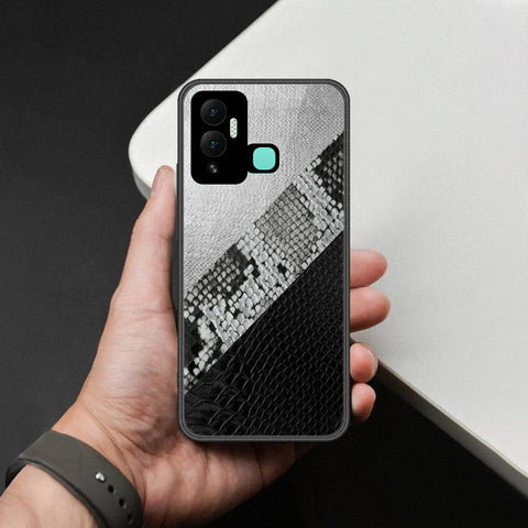Infinix Hot 12i Cover - Printed Skins Series - HQ Ultra Shine Premium Infinity Glass Soft Silicon Borders Case